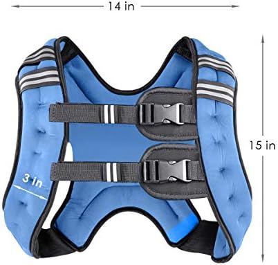 Prodigen Weighted Vest for Women and Men 8 12 16 20 25 30 Lbs for Strength Training and Cardio