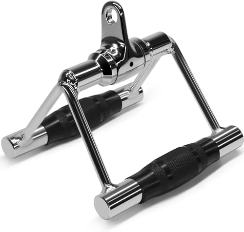 Yes4All Cable Machine Attachment, Double D Handle & Tricep Rope Cable Attachment, Gym Weight Machine Accessories Load 88