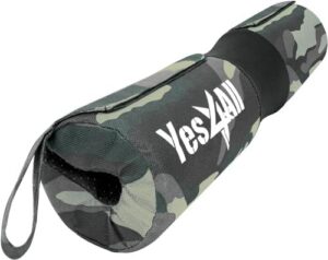 Yes4All Ergonomic Foam Bar Pad for Squats and Hip Thrusts, Suitable for Weight Lifters, Olympic Barbell Squat & Neck Pad