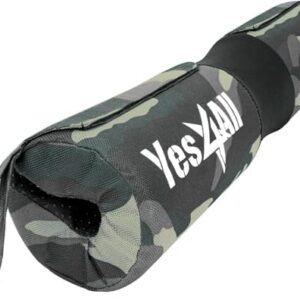 Yes4All Ergonomic Foam Bar Pad for Squats and Hip Thrusts, Suitable for Weight Lifters, Olympic Barbell Squat & Neck Pad