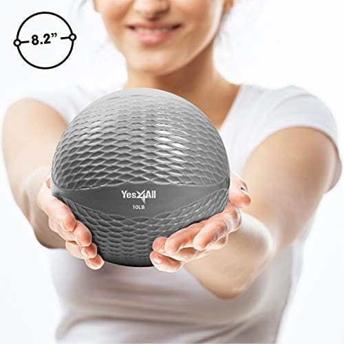 Yes4All Weighted Toning Balls for Exercise and Pilates | Yes4All Soft Medicine Balls for Balance and Flexibility Traini