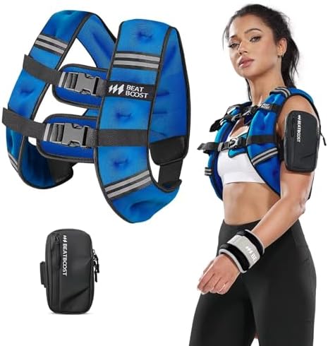 Weighted Vest for Women 20 lb Weight Vest with Ironsand for Walking Strength Training Running Workout