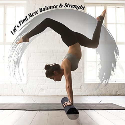 Yes4All High-Density EPP Half Round Back Roller Foam - Yoga, Pilates & Stretching - 12, 18, 24, 36 inch Yes4All High-D