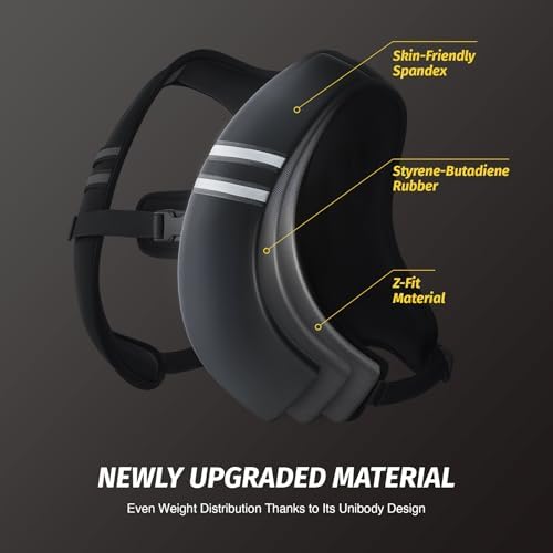 ZELUS Weighted Vest for Strength Training & Weight Loss, 10 lb Z-Fit Soft Iron Vest for Men & Women,Reflective Stripes &