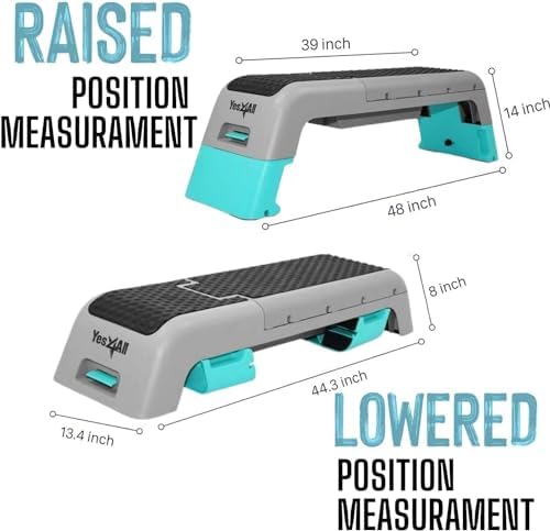 Yes4All Multifunctional Aerobic Deck for Cardio Workouts and Strength Training | Yes4All Versatile Fitness Station Weig