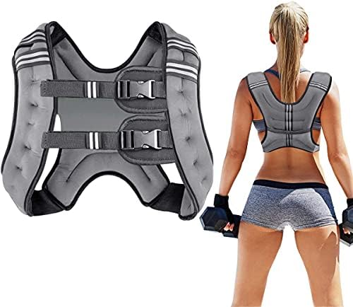Prodigen Weighted Vest for Women and Men 8 12 16 20 25 30 Lbs for Strength Training and Cardio