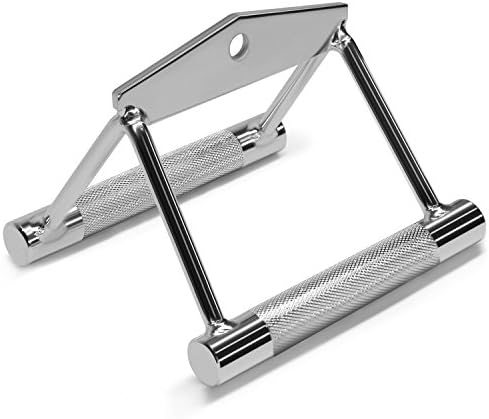 Yes4All Cable Machine Attachment, Double D Handle & Tricep Rope Cable Attachment, Gym Weight Machine Accessories Load 88