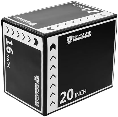 Fitvids Foam Plyo Box for Home Gym Training | 3-in-1 Box Jump Platform | Fitness Workout Exercise | Multiple Colors