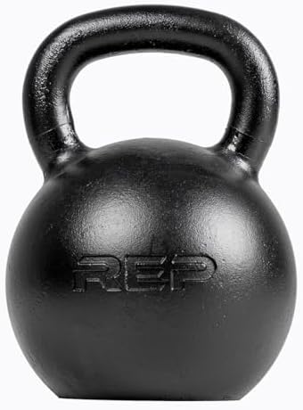 REP Fitness Adjustable Kettlebell Set and Singles, 4kg to 24kg Range for Home Gym Power Workout, Strength Training, Free