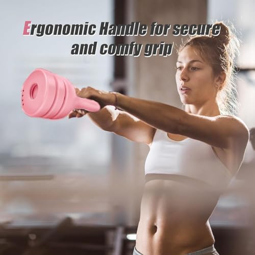 Adjustable Kettlebell Weight Set for Home Gym: 3-in-1 Kettlebells (5lbs 8lbs 12lbs) Full-Body Workout for Beginners | St