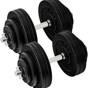 Yes4All 40lbs to 200lbs Adjustable Dumbbell Set for Home Gym Users, Star Lock Collars/Connector, Portable & Space Saving