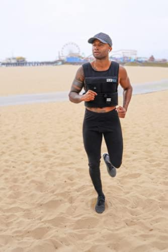 RUNmax Adjustable Weighted Vest for Men and Women 150LBS Max Weight with Shoulder Pads 20LBS Start_weight 150LBS max_wei