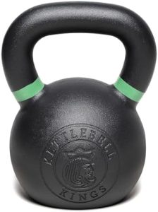 Kettlebell Kings Powder Coated Kettlebell Weights 5-90 LB | Perfect for Gym Workout and Home Strength Training for All