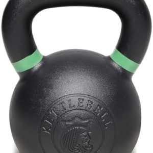 Kettlebell Kings Powder Coated Kettlebell Weights 5-90 LB | Perfect for Gym Workout and Home Strength Training for All
