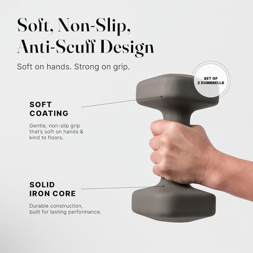 SafeGrip Square Dumbbells Anti Slip Handles for Home Workouts | WeGym SafeGrip Square Dumbbells Stable Design Prevents