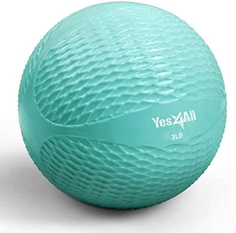 Yes4All Weighted Toning Balls for Exercise and Pilates | Yes4All Soft Medicine Balls for Balance and Flexibility Traini