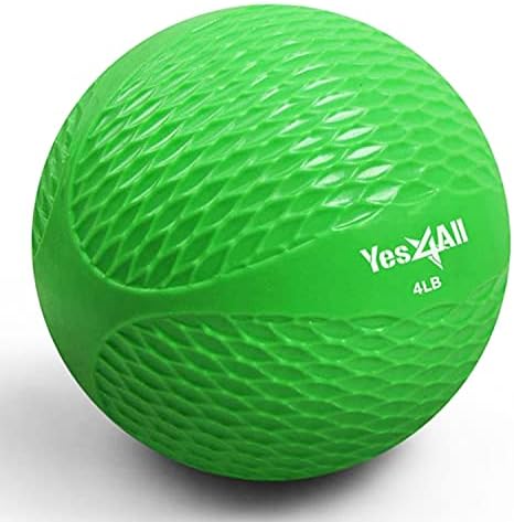 Yes4All Weighted Toning Balls for Exercise and Pilates | Yes4All Soft Medicine Balls for Balance and Flexibility Traini