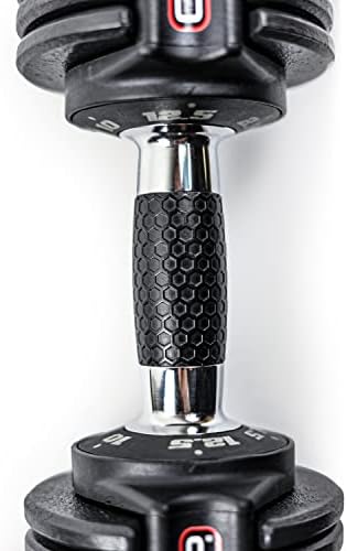 Adjustable Round Dumbbell Weights | CAP Barbell | Multiple Handle Options, Singles & Pairs | 1|5 lb, 25 lb & 55 lb | Gym