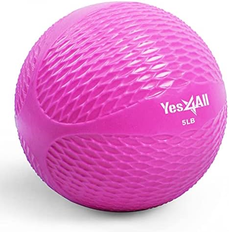 Yes4All Weighted Toning Balls for Exercise and Pilates | Yes4All Soft Medicine Balls for Balance and Flexibility Traini