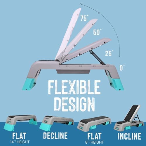 Yes4All Multifunctional Aerobic Deck for Cardio Workouts and Strength Training | Yes4All Versatile Fitness Station Weig