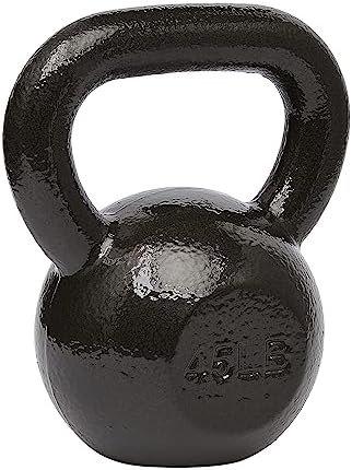 Amazon Basics Cast Iron Kettlebell for Home Gym Fitness Lovers at Home Workout | Amazon Basics Cast Iron Kettlebell for