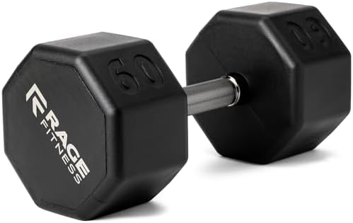 No Roll Rubber Coated Dumbbells Ideal for Home Gym Strength Training | Easy Grip Steel Knurled Handle Dumbbells Set for