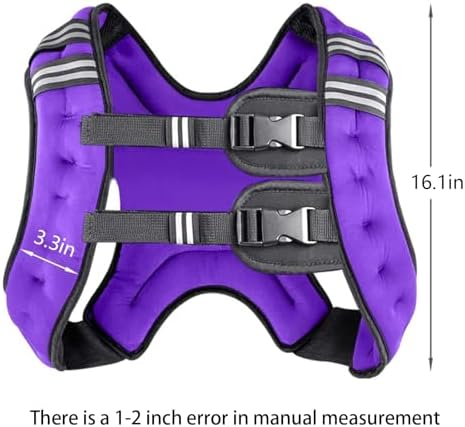 Prodigen Weighted Vest for Women and Men 8 12 16 20 25 30 Lbs for Strength Training and Cardio