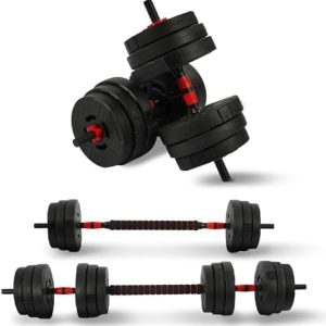 Fitvids Adjustable Dumbbell Set for Home Gym Exercise 40lbs or 60lbs | Fitvids 2 in 1 or 4 in 1 Adjustable Dumbbell Se