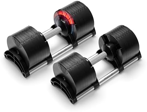 NUOBELL Adjustable Dumbbells 5-80 lbs: Versatile & Space-Saving, Perfect for Home Gym Enthusiasts & Workouts