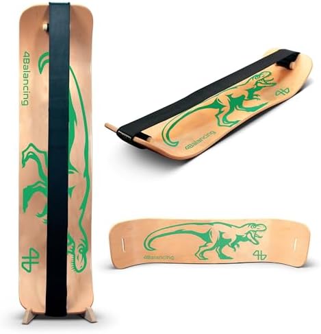 Balance Board for Kids - Wooden Wobble Board - Coordination Training - Perfect for Skateboard, Snowboard, Football, Socc