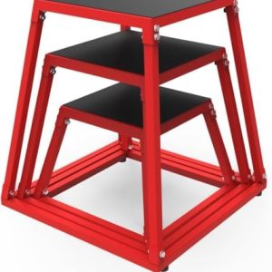 Anti-slip exercise step up box for strength and conditioning training | Durable home gym plyo box for fitness enthusias