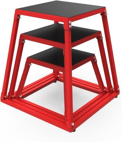 Anti-slip exercise step up box for strength and conditioning training | Durable home gym plyo box for fitness enthusias