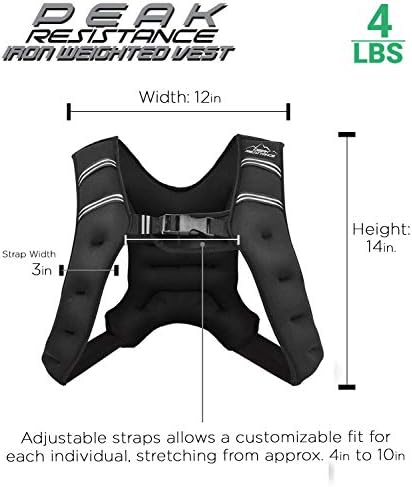 Aduro Sport Weighted Vest Workout Equipment, 20lbs Body Weight Vest for Men, Women, Kids Aduro Sport Weighted Vest Worko
