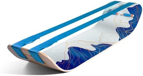 GIBBON SlackBoard Balance Board for Kids & Adults - 1 & 2 Line Option - Core Workout & Standing Desk Exercise Trainer -