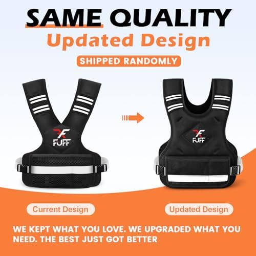FUFF Adjustable Weight Vest for Women and Men | Women's Weighted Vest 20-32 Lb for Strength Training | Adjustable Weigh