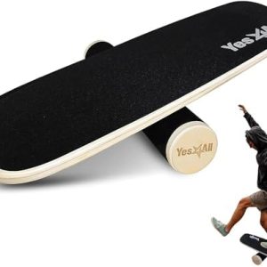 Yes4All Balance Board Sports Trainer - Core Strength and Balance Control for Improved Performance | Yes4All Surf Traine