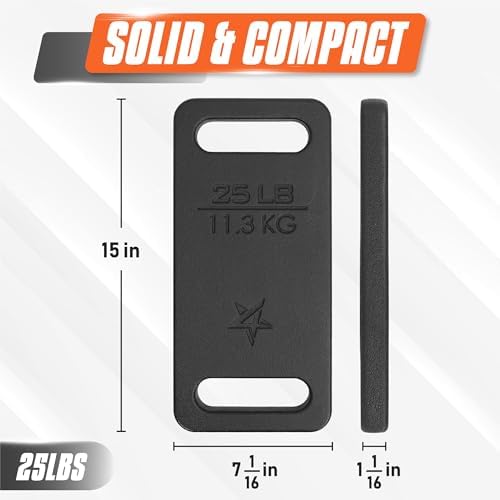 Yes4All Cast Iron Rucking Weight 10 LB for Backpack, Resistance Workout, Hiking Yes4All Cast Iron Rucking Weight 10 LB
