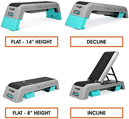 Yes4All Multifunctional Aerobic Deck for Cardio Workouts and Strength Training | Yes4All Versatile Fitness Station Weig