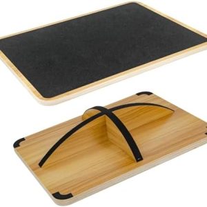 Wooden Wobble Board for Balance Training and Ankle Strengthening Suitable for Physical Therapy | Anti-Slip Surface Bala