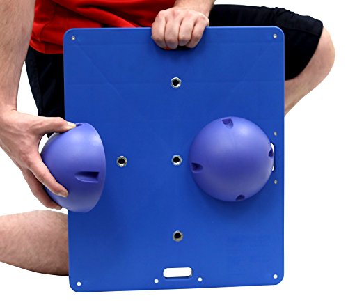 CanDo Blue Balance Board 14x18 Inch, |5 Inch Height for Adults at Home and Gym Fitness Exercises