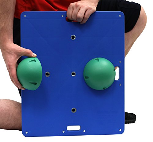 CanDo Blue Balance Board 14x18 Inch, |5 Inch Height for Adults at Home and Gym Fitness Exercises