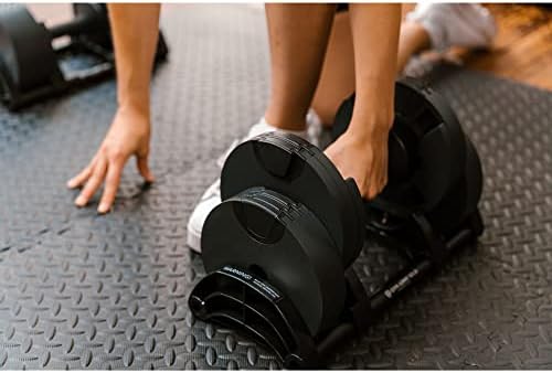 Nuobell Adjustable Dumbbells - Gym Army Nuobell, 5lbs - 50lbs - Strength Training for Men and Women - Durable and Portab