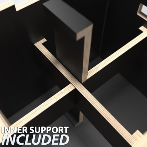 Synergee 3 in 1 Non-Slip Plyometric Box for Jump Training and Conditioning Synergee Wooden Plyo and Soft Plyo Box All