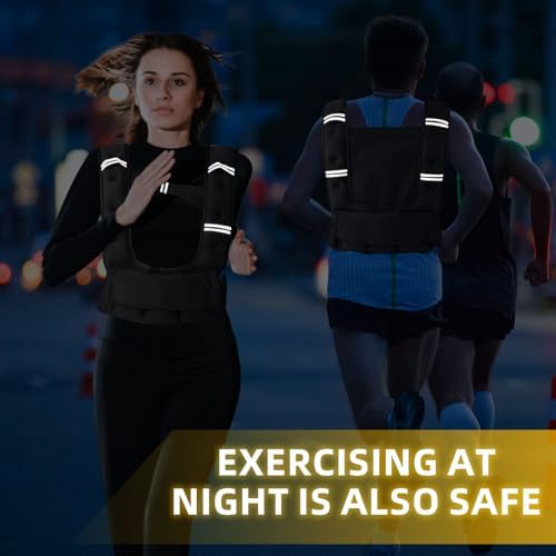 Prodigen Adjustable Weighted Vest Women for Walking, Running, Weight Loss | 4-12lb/10-18lb Weight Vest with Pocket | Rem