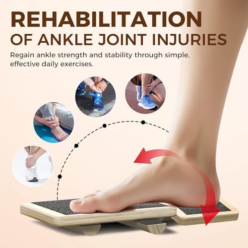 Ankle Balance Board for Stability Training and Posture Correction - Home Gym Essential for Single Leg Exercise | Ankle