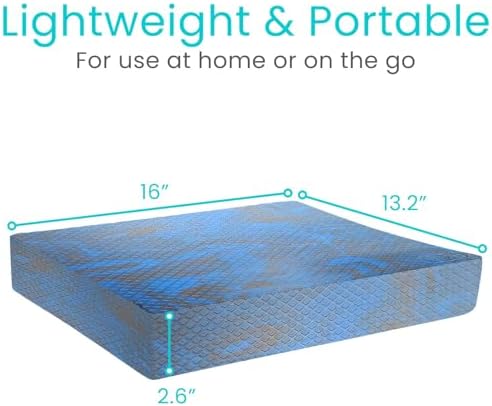 Vive Balance Pad - Foam Large Yoga Mat for Stability Training and Rehabilitation | Vive Balance Pad - Perfect Chair Cus