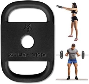 Yes4All 20 LB Rucking Weight with Upgraded Handle for Strength Training - Weighted Walking, Lifting & Tactical Fitness