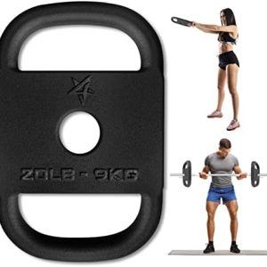 Yes4All 20 LB Rucking Weight with Upgraded Handle for Strength Training - Weighted Walking, Lifting & Tactical Fitness