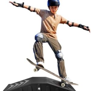 Yes4All Single-Piece Skateboard Ramp - Durable for Beginners, 220Lbs Capacity, 44" Length Yes4All Skate Ramp - Durable