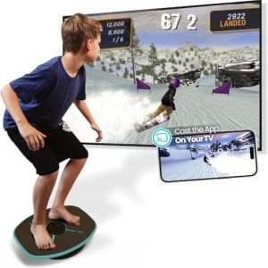 GoBalance Board - Smart Bluetooth Sensor Balance Board for Teens and Adults - 12 Free Games, Home Gym Workout, Fun Balan